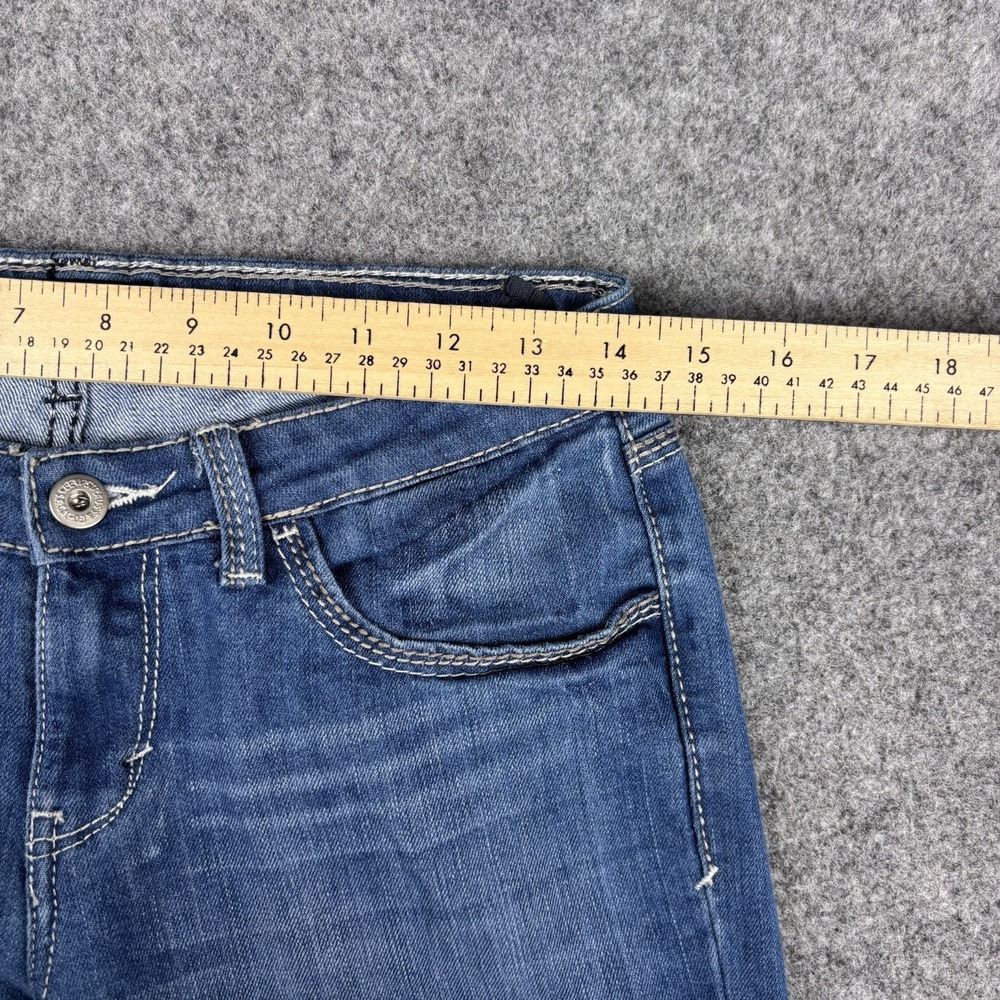 Levi's 514 Jeans Womens 14 Regular Bootcut (Fits 28x30) Flap Pocket Medium Wash - Picture 8 of 12